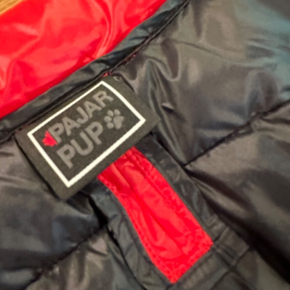 Pajar Pup - Red Down Puffer Jacket for Dogs - Size Large - Picture 7 of 10